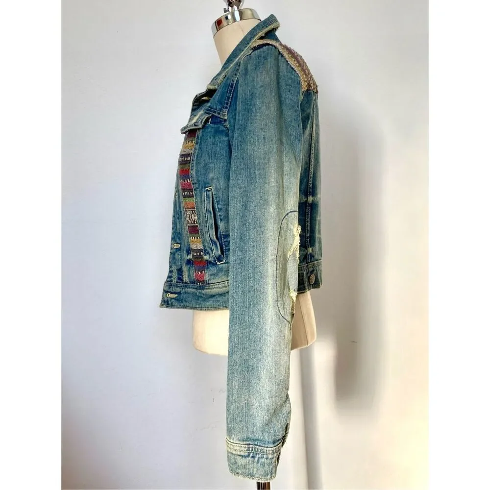 NEW Free People Women’s 0 Baja Denim Jacket - Picture 10 of 16